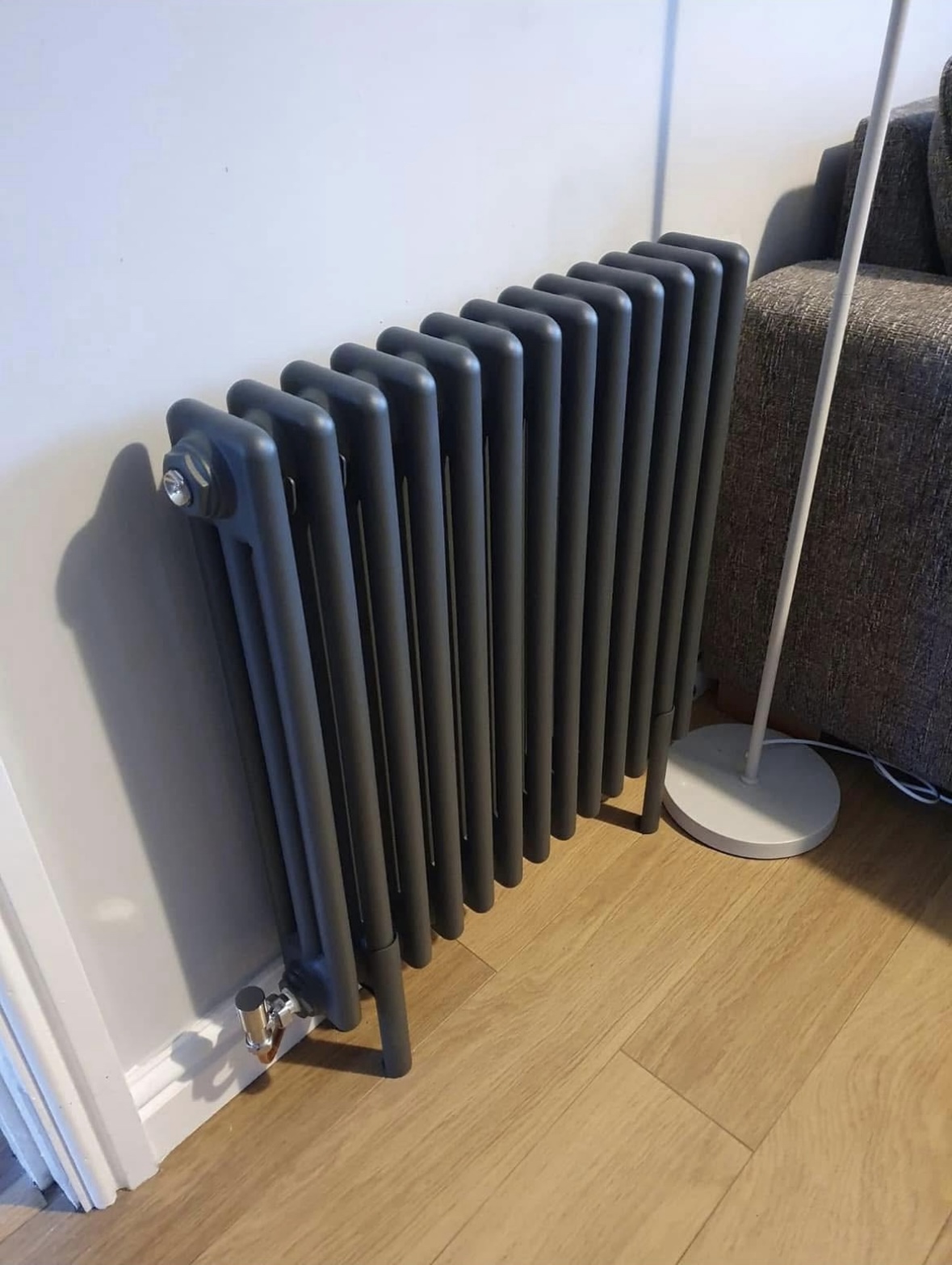 New radiator installation in a living room — CM Plumbing & Heating, Buckley