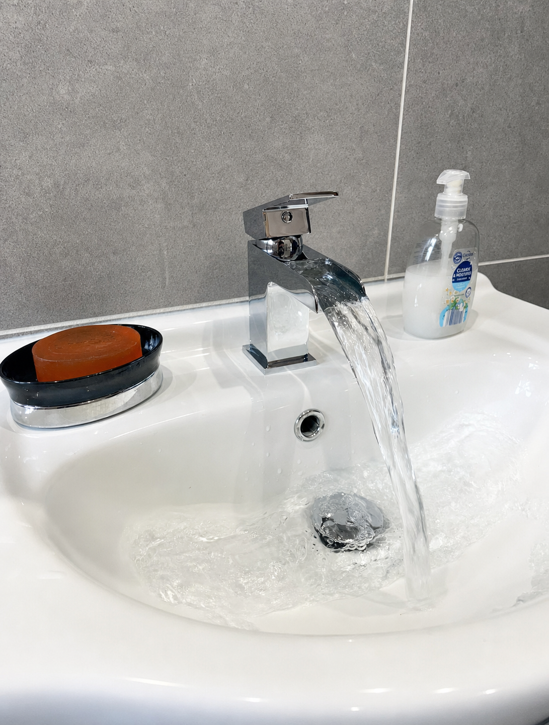 New tap installation in a bathroom — CM Plumbing & Heating, Buckley